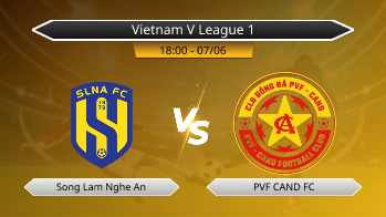 Vietnam V League 1 - Song Lam Nghe An vs PVF CAND FC