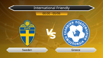 International Friendly - Sweden vs Greece