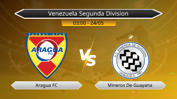 Venezuela Segunda Division Aragua FC VS Mineros De Guayana