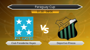 Paraguay Cup Club Presidente Hayes VS Deportivo Pinoza