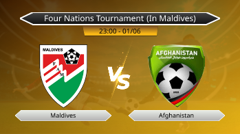 Four Nations Tournament (In Maldives) Maldives VS Afghanistan