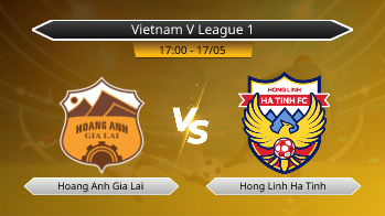 Vietnam V League 1 - Hoang Anh Gia Lai vs Hong Linh Ha Tinh