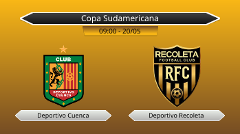 Copa Sudamericana Deportivo Cuenca VS Deportivo Recoleta