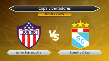 Copa Libertadores Junior Barranquilla VS Sporting Cristal