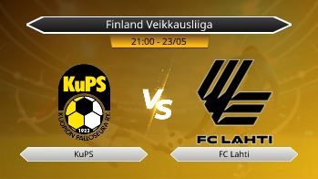 Finland Veikkausliiga - KuPS vs FC Lahti