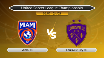 United Soccer League Championship Miami FC VS Louisville City FC