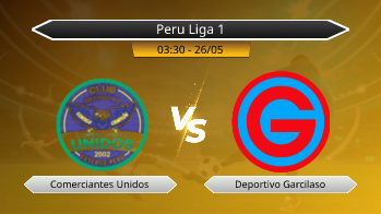 Peru Liga 1 Comerciantes Unidos VS Deportivo Garcilaso