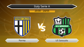 Italy Serie A Parma VS US Sassuolo