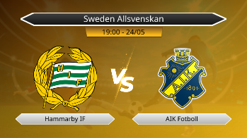 Sweden Allsvenskan Hammarby IF VS AIK Fotboll