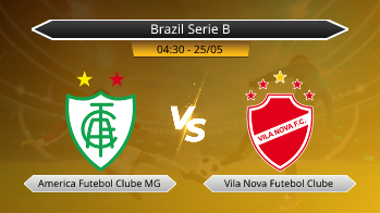 Brazil Serie B America Futebol Clube MG VS Vila Nova Futebol Clube