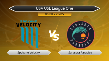 USA USL League One Spokane Velocity VS Sarasota Paradise