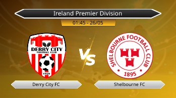 Ireland Premier Division Derry City FC VS Shelbourne FC