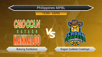 Philippines MPBL Batang Kankaloo VS Ilagan Isabela Cowboys