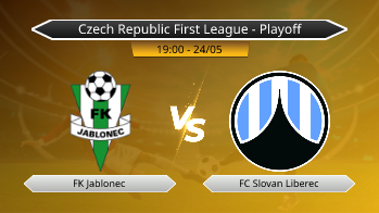 Czech Republic First League - Playoff FK Jablonec VS FC Slovan Liberec
