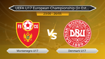 UEFA U17 European Championship (In Estonia) - Montenegro U17 vs Denmark U17
