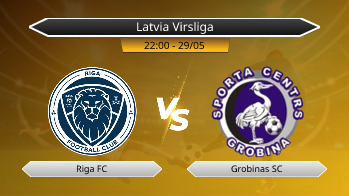Latvia Virsliga Riga FC VS Grobinas SC