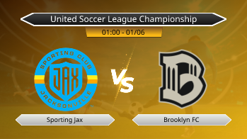 United Soccer League Championship Sporting Jax VS Brooklyn FC