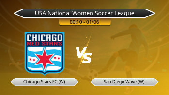 USA National Women Soccer League Chicago Stars FC (W) VS San Diego Wave (W)